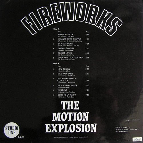 The Motion Explosion : Fireworks (LP)
