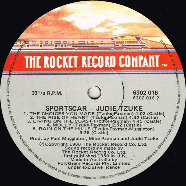 Judie Tzuke : Sports Car (LP, Album)