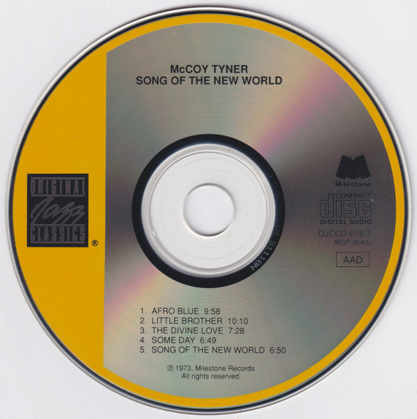 McCoy Tyner : Song Of The New World (CD, Album, RE, RM)