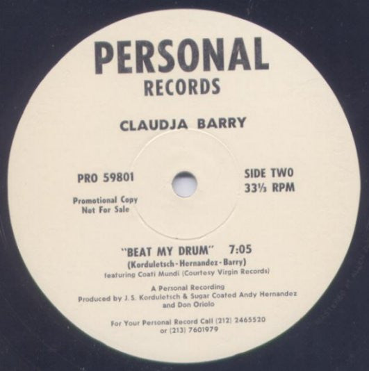 Claudja Barry : For Your Love (12", Promo)