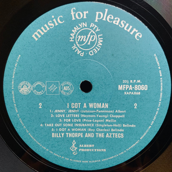 Billy Thorpe And The Aztecs : I Got A Woman (LP)