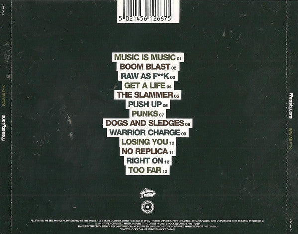 Freestylers : Raw As F**k (CD, Album)
