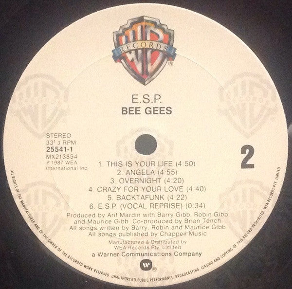Bee Gees : E·S·P (LP, Album)