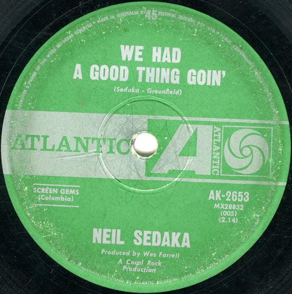 Neil Sedaka : Star Crossed Lovers (7", Single)
