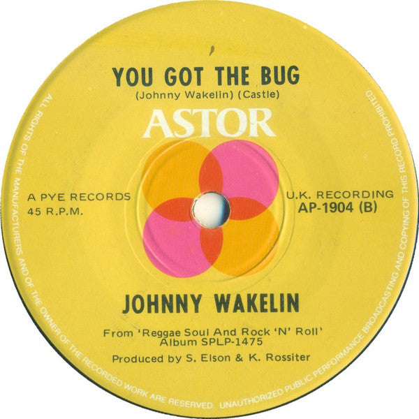 Johnny Wakelin : In Zaire (7", Single)