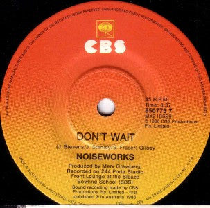 Noiseworks : Take Me Back (7", Single, Gil)