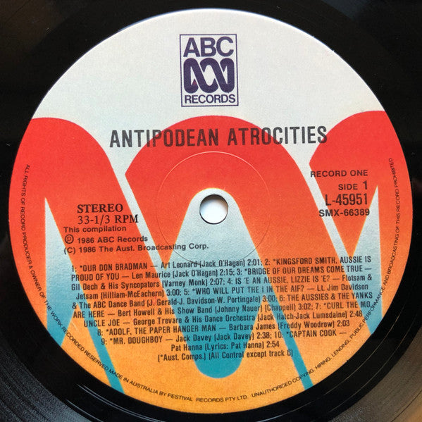 Various : Antipodean Atrocities (2xLP, Comp, Gat)