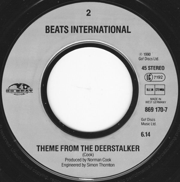 Beats International : Burundi Blues (7")