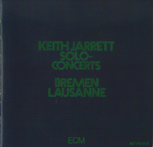 Keith Jarrett : Solo Concerts (Bremen / Lausanne) (2xCD, Album, RE)