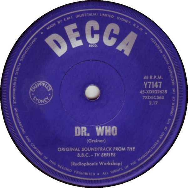 BBC Radiophonic Workshop / Brenda And Johnny : Dr. Who / This Can't Be Love (7", Single)