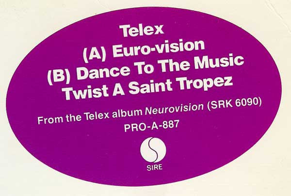 Telex : Euro-Vision (12", Promo)