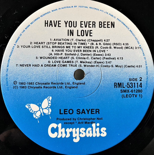 Leo Sayer : Have You Ever Been In Love (LP)