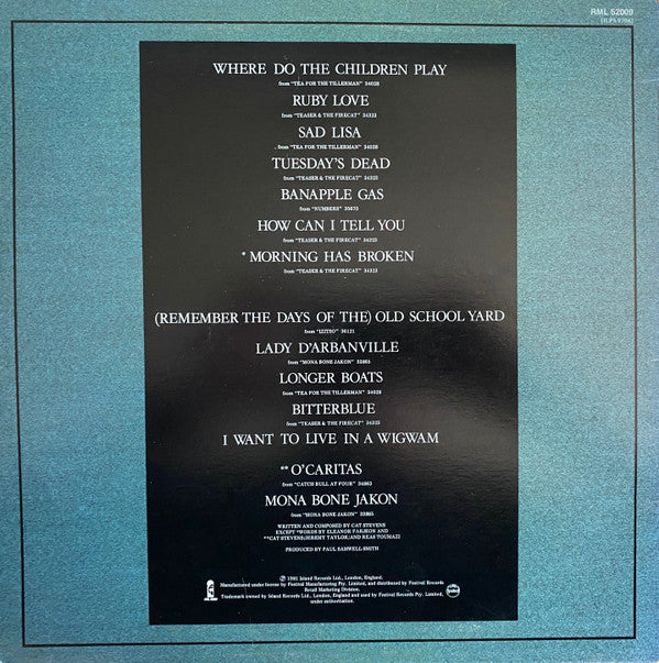 Cat Stevens : Morning Has Broken - Greatest Hits Vol. 2 (LP, Comp, RP)