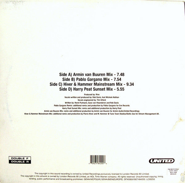 Riva : Time Is The Healer (Remixes) (2x12")