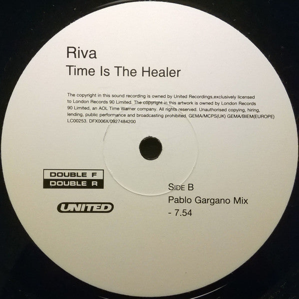 Riva : Time Is The Healer (Remixes) (2x12")