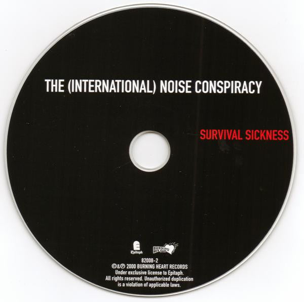 The (International) Noise Conspiracy* : Survival Sickness (CD, Album)