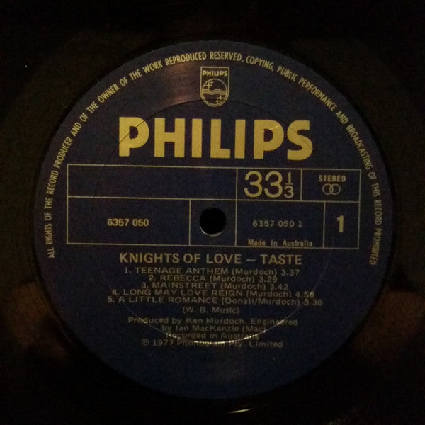 Taste (5) : Knights Of Love (LP)