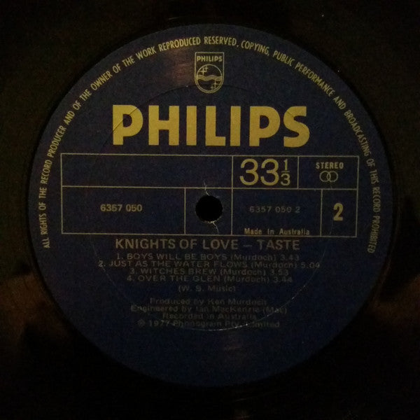 Taste (5) : Knights Of Love (LP)