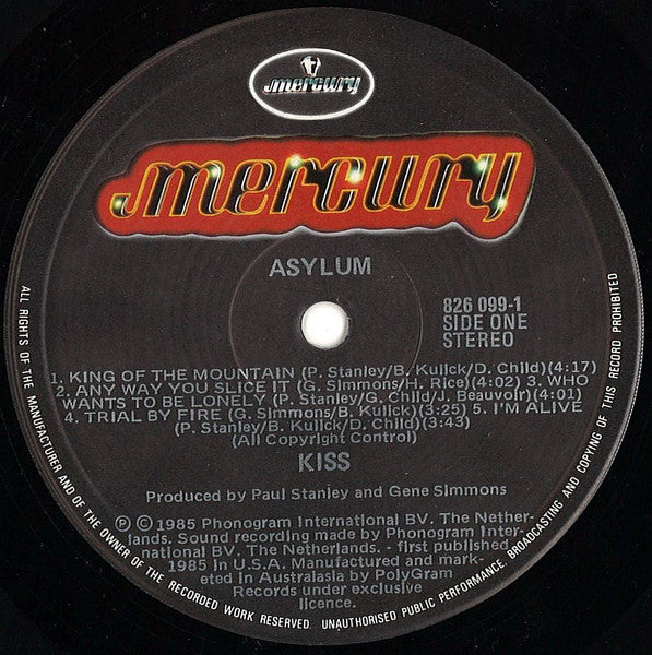 Kiss : Asylum (LP, Album)