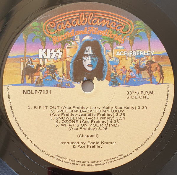 Kiss, Ace Frehley : Ace Frehley (LP, Album)