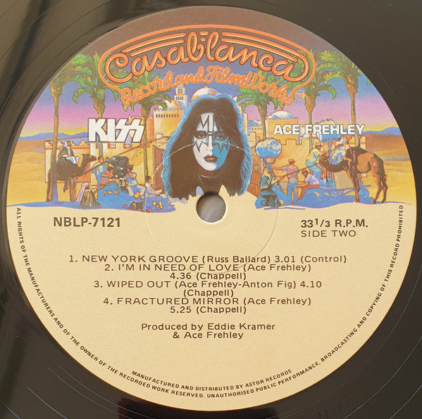 Kiss, Ace Frehley : Ace Frehley (LP, Album)