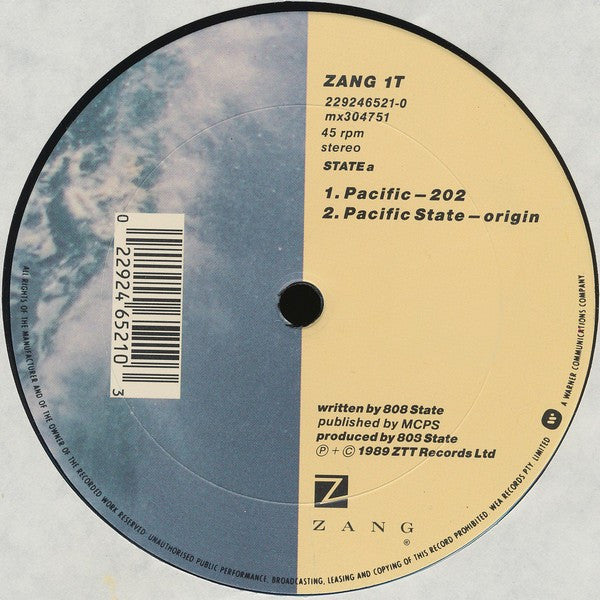 808 State : Pacific (12")