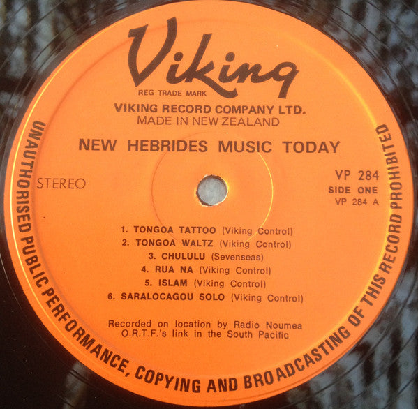 Various : New Hebrides Music Today (LP)