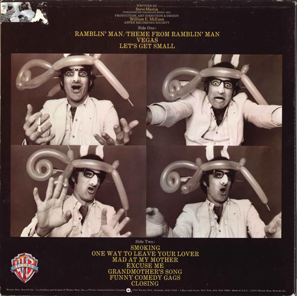 Steve Martin (2) : Let's Get Small (LP, Album, Win)