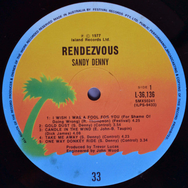 Sandy Denny : Rendezvous (LP, Album)