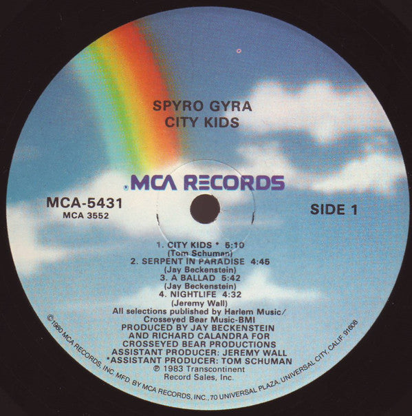 Spyro Gyra : City Kids (LP, Album, Eur)