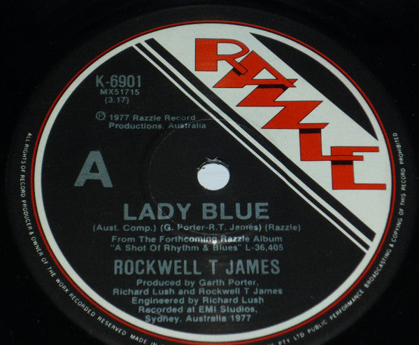 Rockwell T. James : Lady Blue (7", Single)