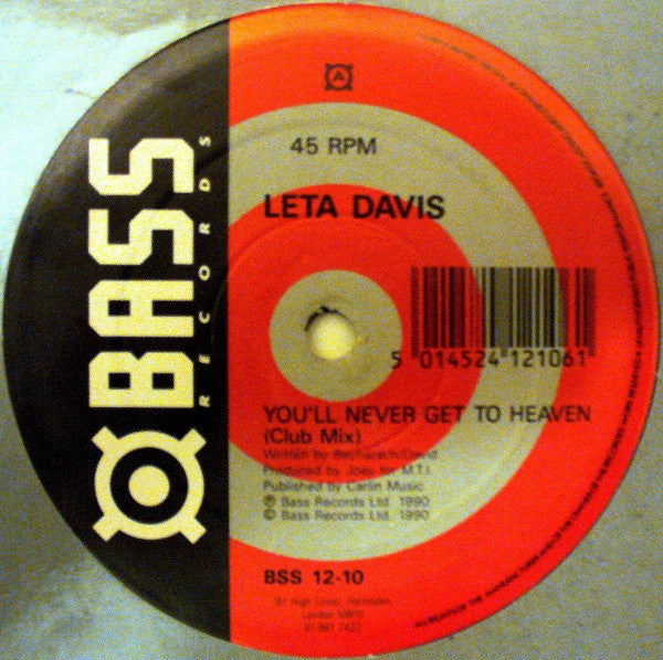 Leta Davis : You'll Never Get To Heaven (12", Maxi)