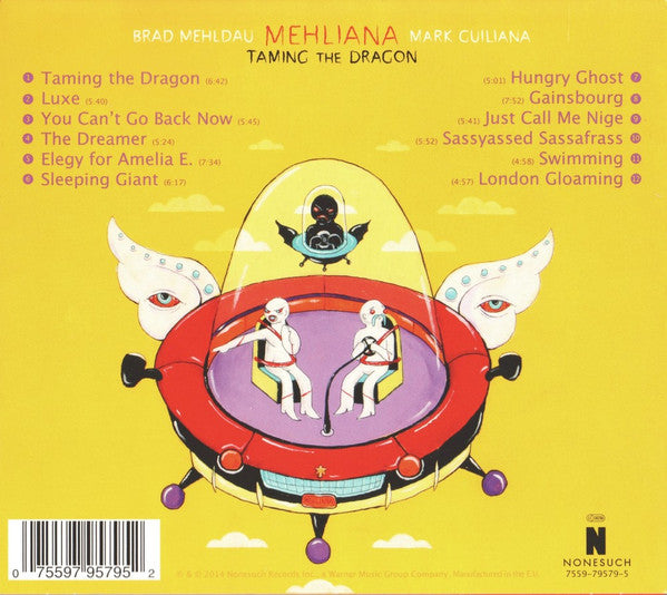 Brad Mehldau, Mark Guiliana : Mehliana (Taming The Dragon) (CD, Album, Dig)