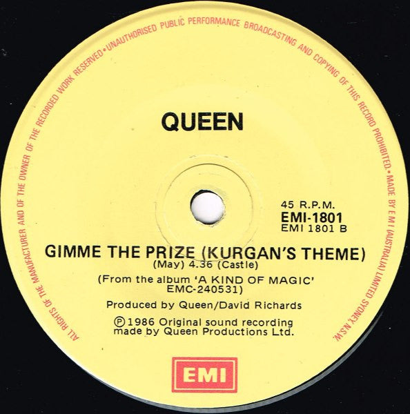 Queen : Princes Of The Universe (7", Single, Gen)