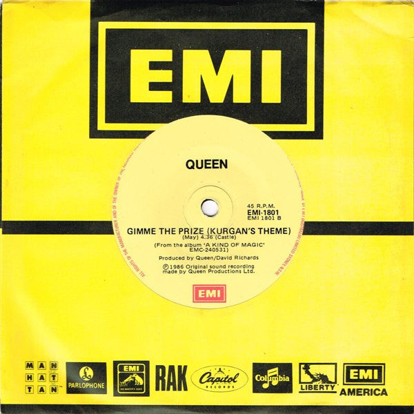 Queen : Princes Of The Universe (7", Single, Gen)
