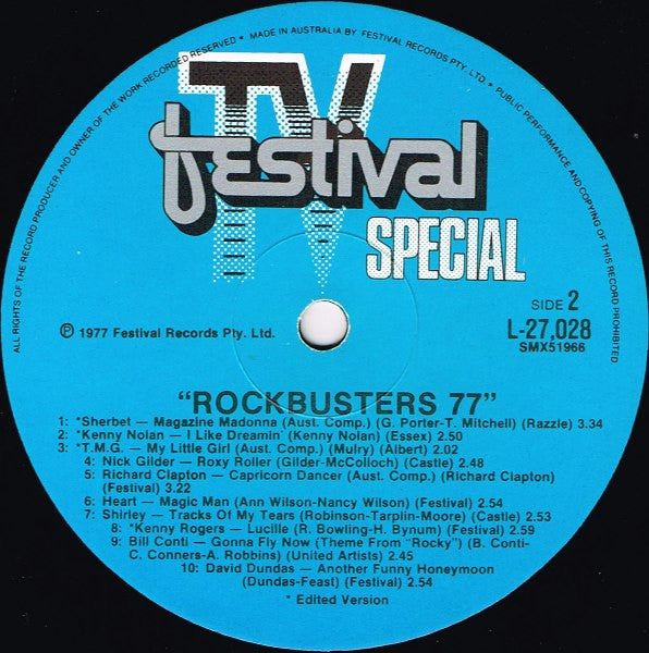 Various : Rockbusters '77 (LP, Album, Comp)