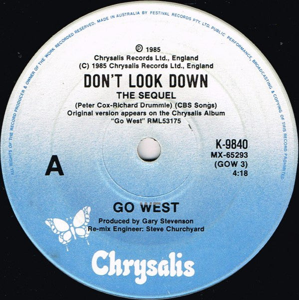 Go West : Don't Look Down (The Sequel) (7", Single)