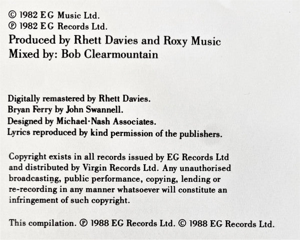 Bryan Ferry / Roxy Music : Bryan Ferry - The Ultimate Collection With Roxy Music (LP, Comp)