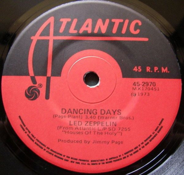 Led Zeppelin : Dancing Days (7")