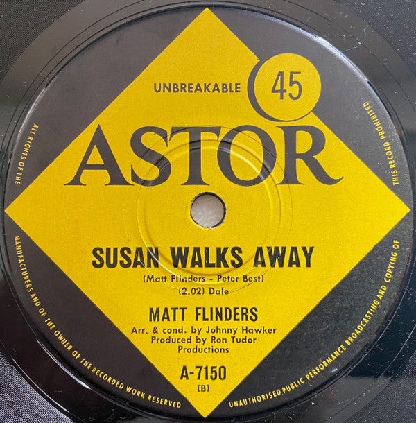 Matt Flinders : Picking Up Pebbles (7", Single)