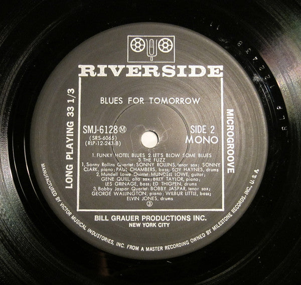 Various : Blues For Tomorrow (LP, Comp, Mono, RE)