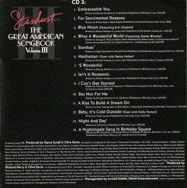 Rod Stewart : The Great American Songbook Collection (3xCD, Comp)