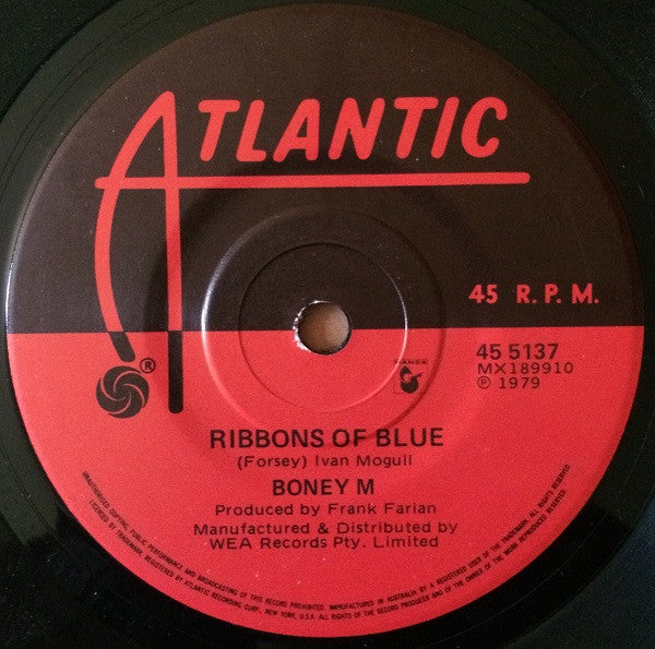 Boney M. : Hooray! Hooray! It's A Holi-Holiday (7", Single)