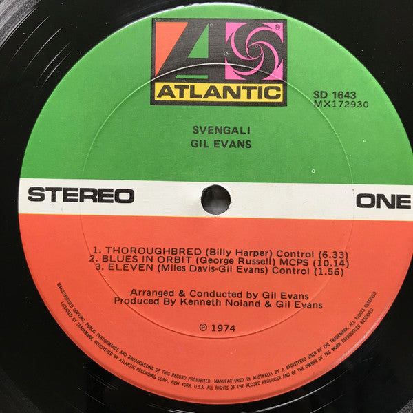 Gil Evans : Svengali (LP, Album)