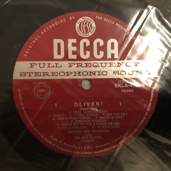Lionel Bart - "Oliver!" Original London Cast : Oliver! (LP)