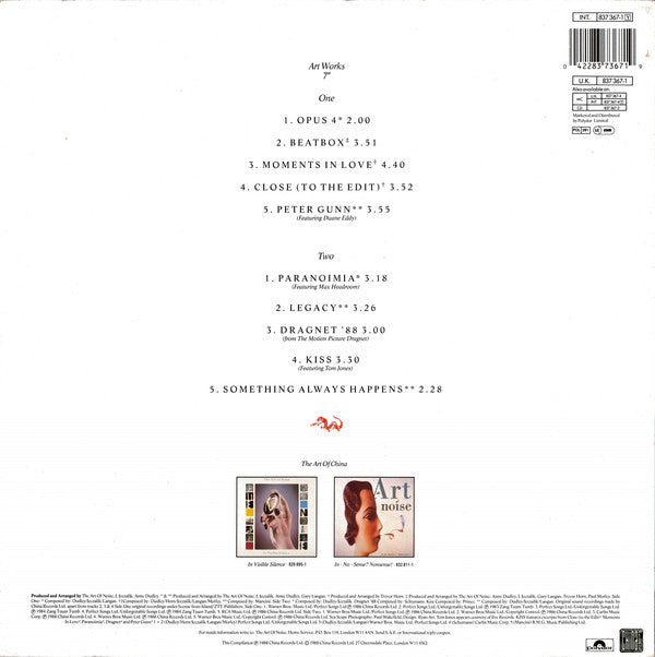 The Art Of Noise : The Best Of The Art Of Noise (LP, Comp)