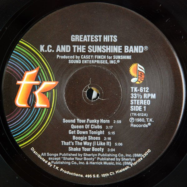 KC & The Sunshine Band : Greatest Hits (LP, Comp, Rai)