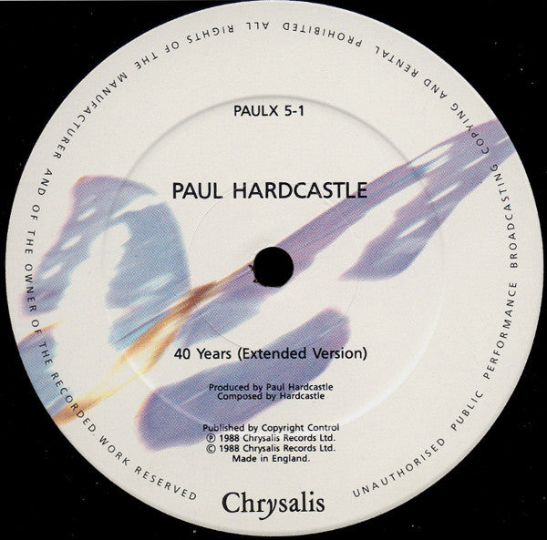 Paul Hardcastle : 40 Years (12", Single)