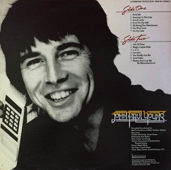 John Paul Young : The Singer (LP, Album)