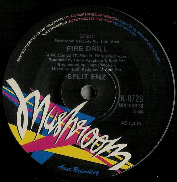 Split Enz : Six Months In A Leaky Boat (7", Single, Ltd)